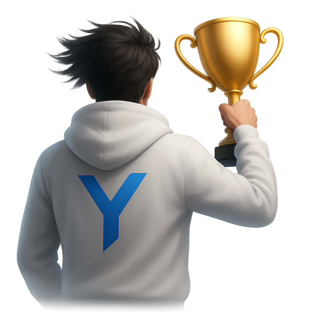 Trader with Trophy